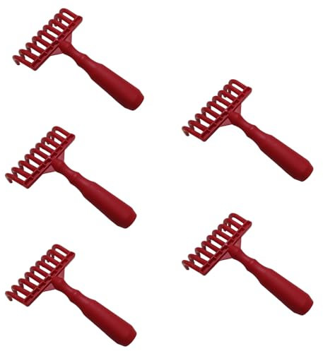 RASTRELLO PETTINE MANUALE 9 DENTI 5pz RACCOGLI OLIVE CON FILETTATURA VALGARDEN