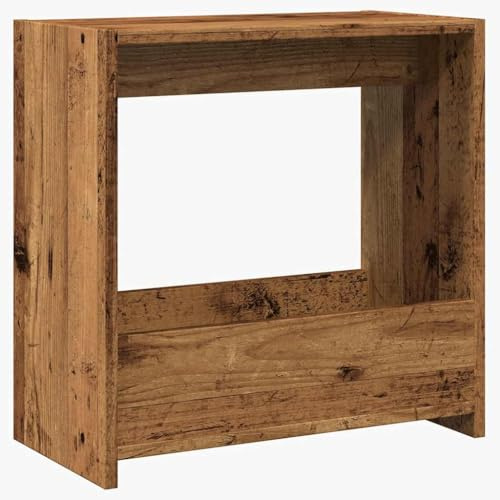 vidaXL Side Table Old Wood 50x26x50 cm Engineered Wood