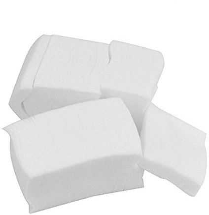 Ipetboom 325pcs Nail Polish Removing Pads Lint Nail Cleanser for Gel Polish Soft Cotton Pads