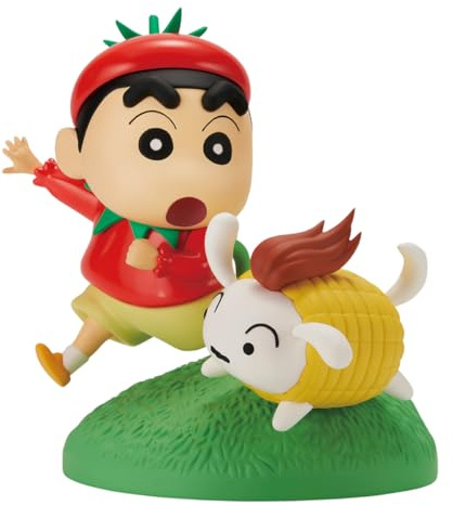 Banpresto Crayon Shinchan Vignette Action Figure - Vegetable Costume - 10 cm - Multicolor BP29160P - Collectible Figure - Optimal for Anime Fans