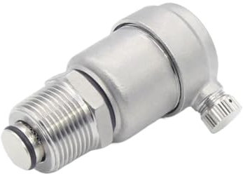 1/2 3/4 1 BSP Außengewinde 304 Edelstahl Automatisches Luftdruck-Entlüftungsventil Warmwasserbereiter-Überdruckventil(1/2)