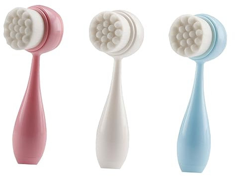 NIYANGLE 3stücke Teiliges Gesichtsreinigungsbürsten Für Porentiefe Reinigung Sanftes Peeling Hautfreundlich Für Tägliche Hautpflege
