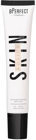 BPerfect Skin Fusion Skin Tint SPF 25 – Lightweight, Buildable Skincare Hybrid for a Radiant, Natural-Look Base – Shade 3 Light Cool Peach, 30ml