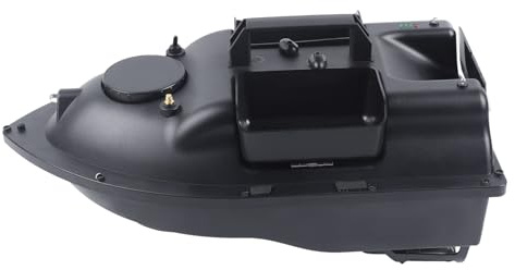 ATIVLB 500m Köderboot Angeln Ferngesteuertes Futterboot RC derboot Angelzubeh Fischk Wireless,mit Propeller,Fernbedienung,Antenne,2 Motoren,für Auswerfen in Flüssen, Seen oder seichten Gewässern,2KG