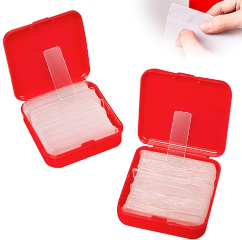Matame Doppelseitiges Klebeband,2026 Doppelseitiges Klebeband Extra Stark AblöSbar zum AufhäNgen von Bildern, Postern, Teppichen, Fotos (2PCS)