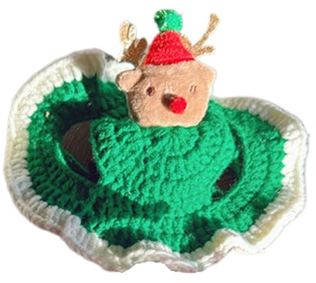 Weihnachtshut Für Hunde Niedliche Weiche Gestrickte Weihnachtsmann