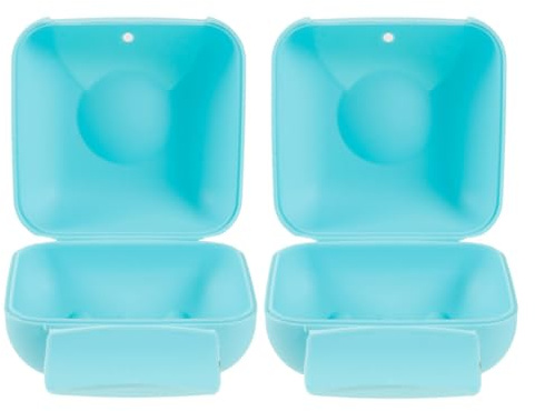 TOGEVAL Aufbewahrungsbox Praktische 2 Stück Packung für Menstruationstassen aus Kunststoff Tragbare Leicht und Kompakt für Outdoor und Reisen