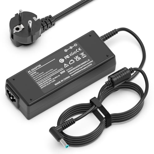 Hafiuege 90W Laptop Netzteil Ladekabel Kompatibel mit HP 4,5mm x 3,0mm | EliteBook 840 850 G3 G4 G5 G6 G7 G8 ProBook 430 440 450 Pavilion X360 11 13 14 15 17 240 250 255 Envy Stream Spectre