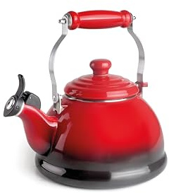 IBILI - Cafetera Hervidor Silbante Classic, Acero esmaltado, 2,40 litros