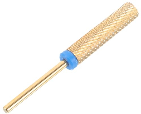 GRADENEVE Tungsten Steel Nail Drill Bit with Versatile Use for Manicure and Pedicure, Cylindrical Cuticle Removal Tool for Professional Nail Art and Salon Care