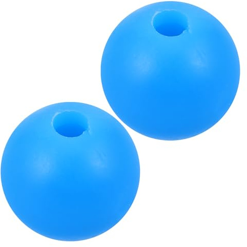 TINEASUR Tuning Fork Holder Rubber Base 2pcs Round Ball Ends for Yoga and Home Meditation Use