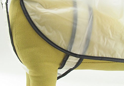 KARLIE Regenmantel CLASSIC für Hunde transparent in 8 Größen (von 30 - 60cm)