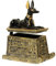 MystiCalls Anubis der Wächter der Toten - Mini Box zum Öffnen - Deko Figur Schatulle Statue Skulptur