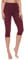 Merry Style Damen Leggings 3/4 aus Baumwolle mit Stretch – Leichte Capri Leggings Damen aus atmungsaktiver, elastischer Baumwolle, ideal für Yoga Sport Freizeit Reisen MS10-199 (Weinrot, XL)