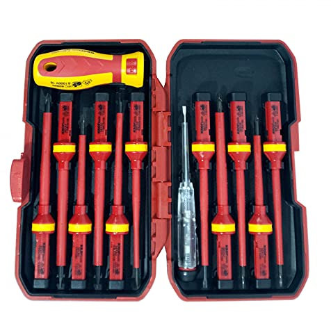 JEU DE TOURNEVIS ISOLES VDE/GS TORX ETOILE PLATS ET CRUCIFORMES