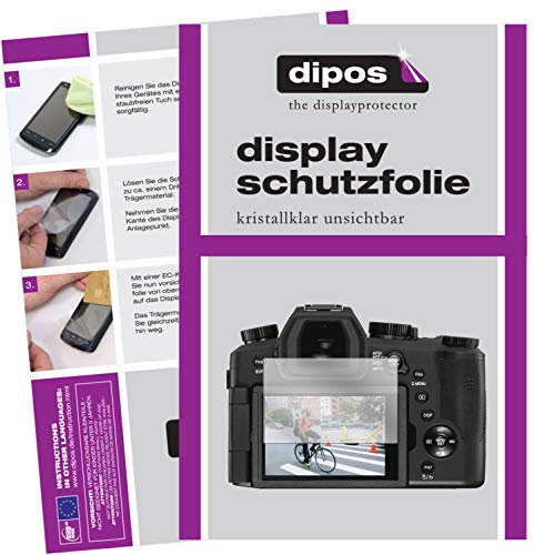 dipos I 2x Screen Protector compatible with Leica V-Lux 5 Protection Films clear