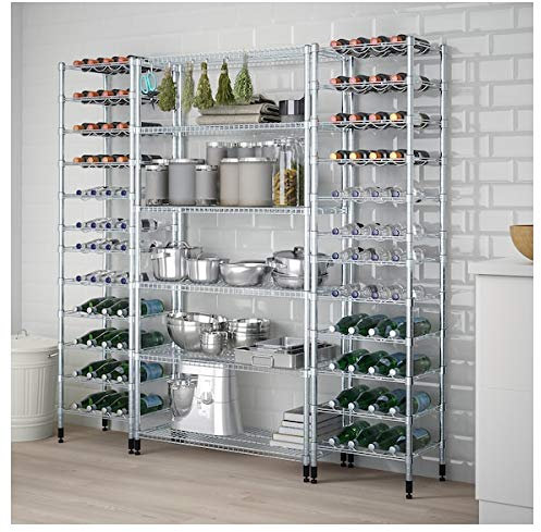 BestOnlineDeals01 OMAR 3 Regalfächer 187x36x181cm für Zuhause & Büro Kombinationen, OMAR System & Storage Solution Systeme. Aufbewahrung & Organisation. Umweltfreundlich.
