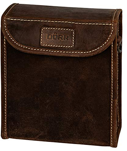 Leder Fernglas/Köcher Tasche für Ferngläser bis 56mm, Fernglas, braun, Jäger