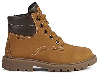 Geox J Shaylax Boy B, Stivaletti Bambini e ragazzi, Giallo/Marrone (Yellow/Brown), 38 EU