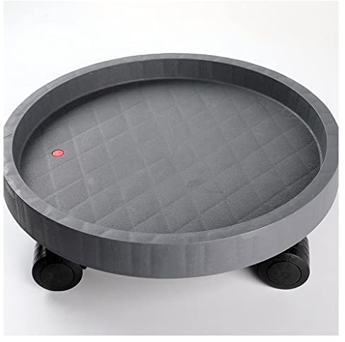 Soucoupes Pour Plantes Base de jardinière amovible de plante ronde avec pavé de jardinière à rouleaux Planterie de plante ménagère Plancher Pour Les Plantes De Jardin D'intérieur Et D'extéri