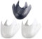 CuteHome 3 Paar Anti Falten Schuhe Schutz, Verhindern Turnschuhe Schuhe Falte Vertiefung, Schuhe Schilde, Schuhfaltenschutz für Damen，3 x Weiß-schwarz