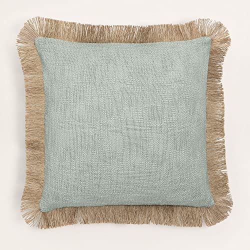 SKLUM Quadratisches Baumwollkissen (45 x 45 cm) Paraiba Seladon