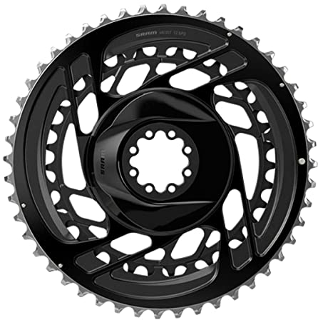Sram Unisex – Erwachsene Force D2 Road 2X12-Fach Kettenblätter, Schwarz, 50/37 Zähne