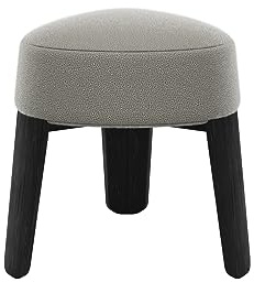 blomus Hocker -KUON- Sitzhocker aus Filz und Eiche 45x47cm (Taupe Black)