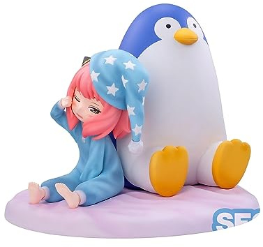 Sega Figurine Spy X Family - Anya Forger & Penguin Schlafanzug Leuchtend 10 cm - 4580779535607