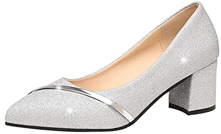 Damen Schuhe Elegant Mary Janes Pumps Dirndl Blockabsatz Gold High Heels Größe Hochzeit Halbschuhe Trachtenschuhe Bequem Spitz Tanzschuhe Breite Füße Frühling Hohe Absatzschuhe