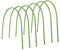 ZHDOKA 6pcs Greenhouse Hoops, 4ft Long Grow Tunnel with Plastic Coated, Garden Hoops Garden Stakes Plant Supports for Greenhouse Fabric Covers Netting Raised Beds (Green)