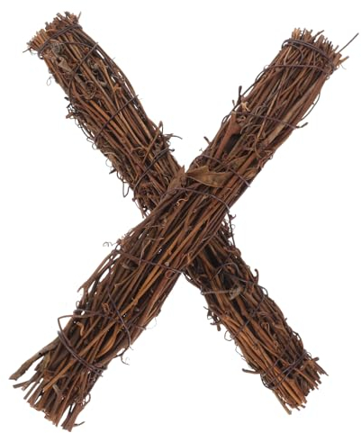 2St Girlandenrahmen Hochzeitsdekoration Weihnachtsgirlande DIY natürliche Kränze Weinkränze zum Basteln Blumengirlande Kranzherstellung aus Rattanmaterialien Weben