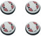 SEIAIYG Thumbstick Grip Caps para Steam Deck OLED/ASUS ROG Ally, Silicona Joystick Caps Antisudor Antideslizante para Steam Deck OLED/ASUS ROG Ally Thumb Grip Protector Accesorios, Blanco - 4 Pcs