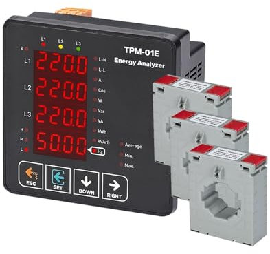 Elektronische Teile TPM-01E Analyzer Multimeter 3P&4W(3CT 600A)
