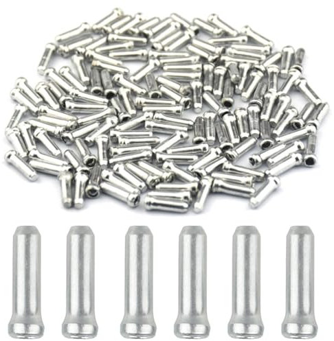 SUJEBKC 100 Pcs Bremszug Fahrrad Endkappen Schaltzug Bremszug Endkappe Endkappe Bremszug Für Bremsseil Schaltseil Fahrrad Bremskabel Kappen