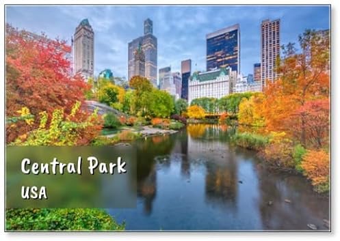 Central Park Kühlschrankmagnet Herbst in New York City