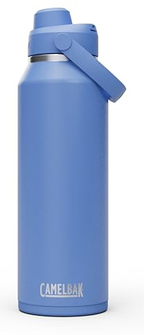 CamelBak Thrive Chug Water Bottle 40oz - Insulated Stainless Steel, Sky Blue