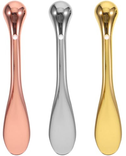 VINTORKY 3stücke Augencreme- Aus Hautpflege-tool Für Augencreme-aufnahme Augenödeme Und Müdigkeit Glatte Oberfläche Für Einfache Anwendung