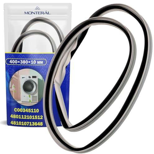Le Joint de Porte Sèche Linge Possède le Code D'origine C00345110 480112101512 481010713648 pour Whirlpool pour Indesit pour Bauknecht - Garantie de 10 Ans - MONTERAL