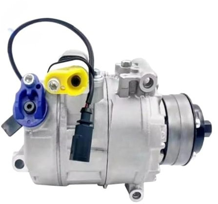 LXCHOU Compresor de Aire Acondicionado for Coche Compatible con Audi A4, B7, Q7, 4L, V8, 7Seu17C, 4F0260805Ad, 4E0260805Q, 4F0260805E, 4F0260805L, 4E0260805A.