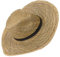 FOMIYES Cappelli da Pescatore Larghi con Visiera Parasole da Uomo da Spiaggia Estivi da Esterno Casual Decorativi Parasole per Esterni alla Moda Parasole in Paglia
