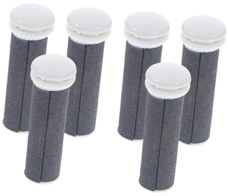 OFFIGAM 6 Piezas Cabezal De Repuesto Para Amoladora De Pies Rodillos Para Limar Pies Accesorios Para Pedicura Cuidado