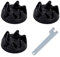 3 Pack Blender Coupler for KitchenAid 9704230, Replacement Blender Rubber Coupler Gear Clutch with Spanner, Compatible with KitchenAid KSB5,KSB52, 5KSB5 and 5KSB52
