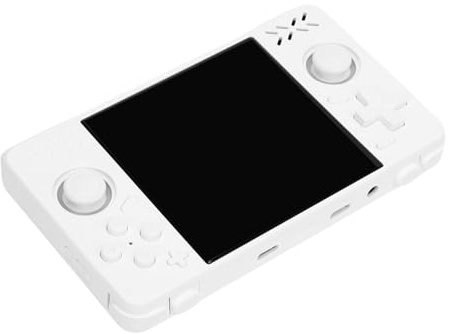 Elprico Handheld -Spielekonsole, 4,0 -Zoll -Retro -Gaming -Konsolen -Klassiker mit Mehreren Emulatoren, 1,5 GHz 4000mAh Batterie Wieder Aufladbarer Taschenvideospiele für (White)