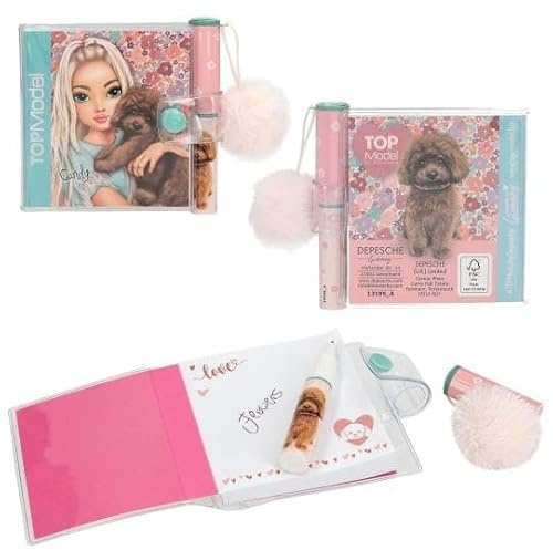TOPModel Mini Notizbuch Depesche - FLORAL - 1 Stück mit Stift