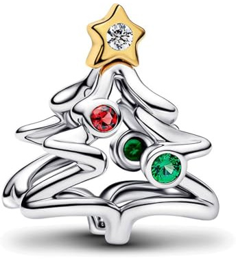 YUMINN Weihnachtsbaum Charms 925 Sterling Silber für Armbänder und Halsketten Dangle Anhänger Schmuck Geschenke für Damen
