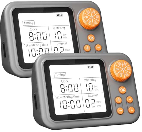 WIOONI Sistema de Riego Automático para Plantas de Interior – Kit de Riego por Goteo con Temporizador Programable, Sensor de Humedad y Batería Recargable, Ideal para 15 Macetas, Balcón y Vacaciones, 2