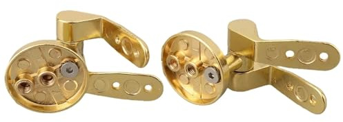 2 pezzi in lega di zinco for cerniera del sedile water, connettore montaggio for coperchio, ricambio con raccordi per Tavoletta WC