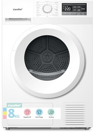 COMFEE' Asciugatrice Pompa di Calore 8 kg Asciugatura 35' EcoDry