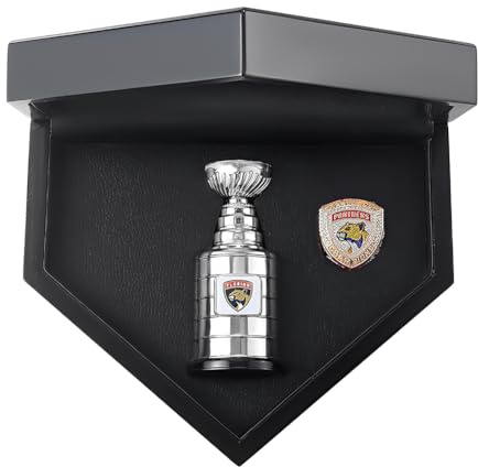 GHKryD Meisterring, 2024 Hockey Championship Ring Trophy Set mit Display Box Florida Geschenkset Stanley Cup Souvenirs(13#)